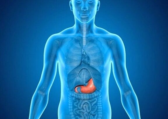 stomach ulcer as a cause of back pain under the left shoulder blade