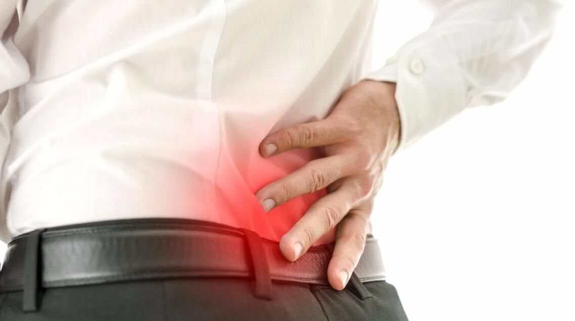 severe lower back pain